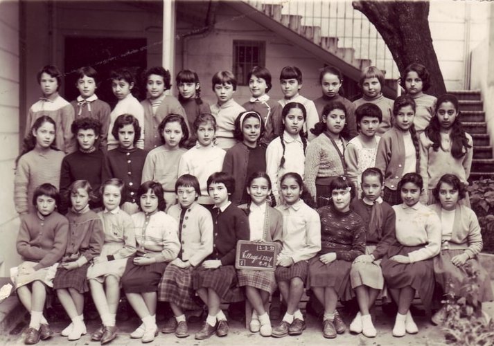 1958 - Cours moyen 2e année - Ecole du village d'isly