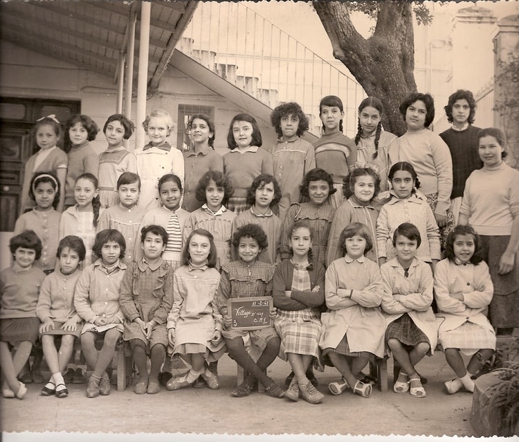 1961 - CM 1 - Ecole du village d'isly