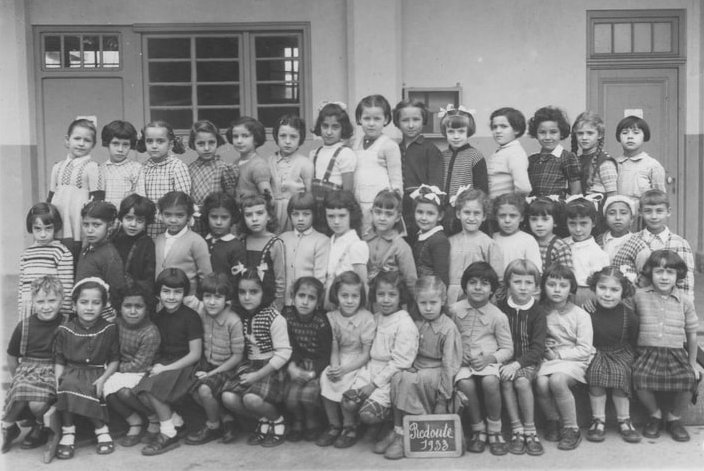 1952 - Cours Préparatoire - Ecole de filles de la redoute