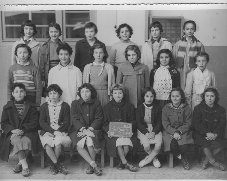 1956 - Cours Moyen 2 B - Ecole de filles de la redoute