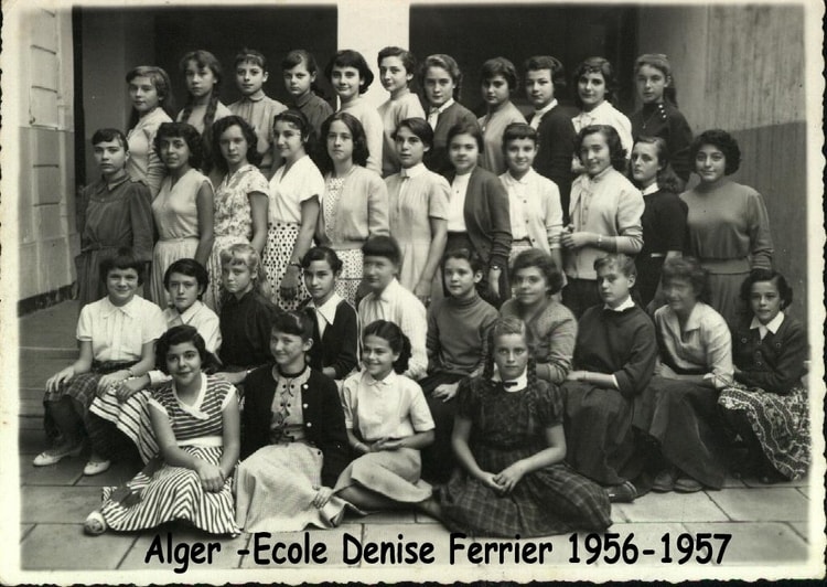 1955 - Tirman classe de 4ème - Ceg rue tirman
