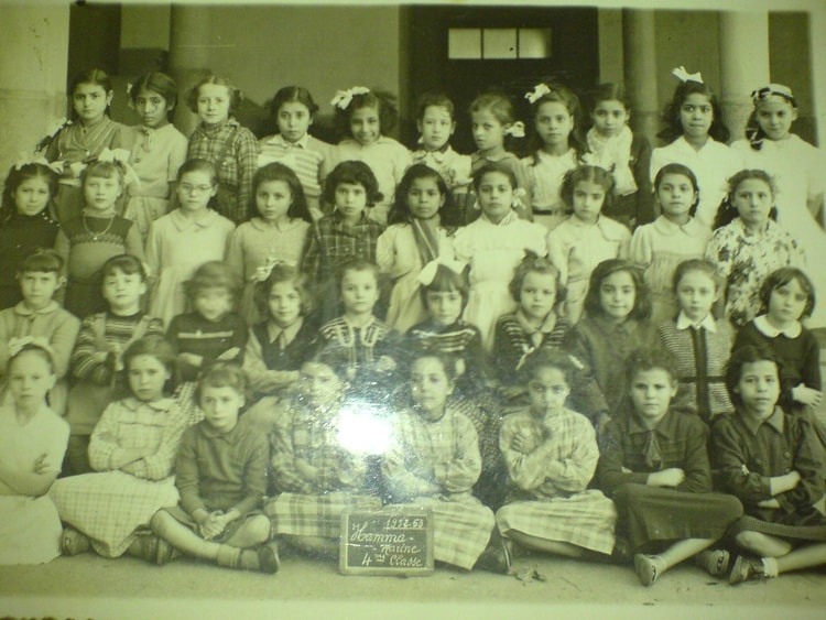 1953 - CE 4ème classe - Ecole hamma marine