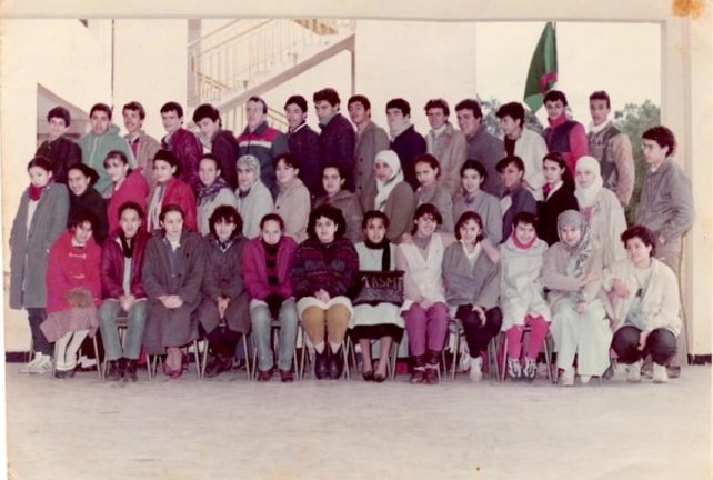 1986 - 1 Année secondaire ( 1AS MT )   85/86 - Lycée fougeroux abderahmene ibnou roustom