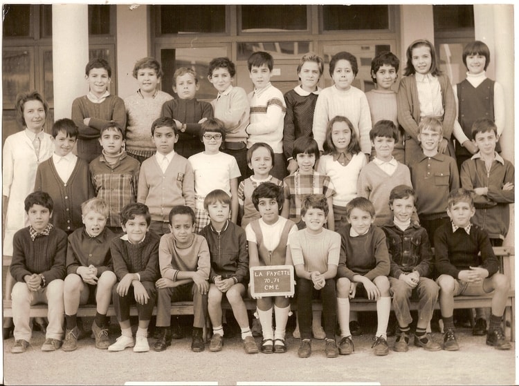 1970 - CM2 - Ecole de filles rue lafayette