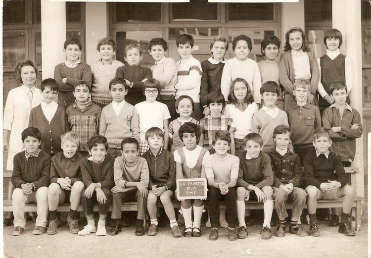 1971 - CM2 - Ecole de filles rue lafayette