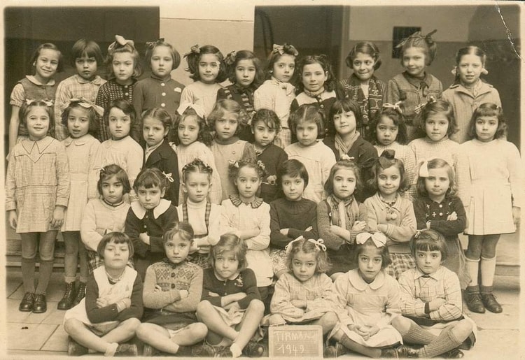 1949 - Cours préparatoire. - Ecole denise ferrier