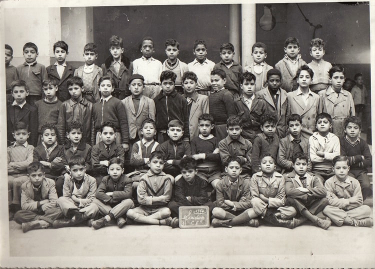 1954 - CE2 - Ex-écoles du soudan et vieux palais(basse casbah à