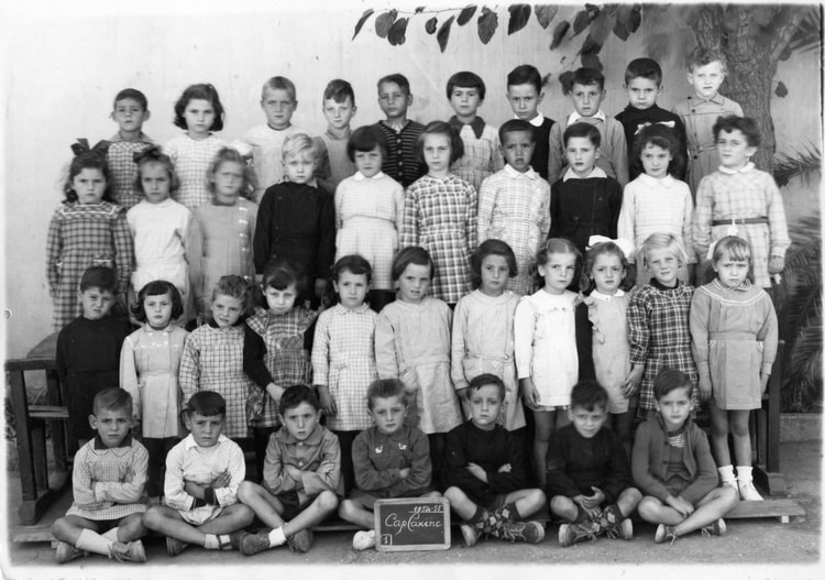 1954 - Cm1 - Ecole du cap caxine(guillotville)