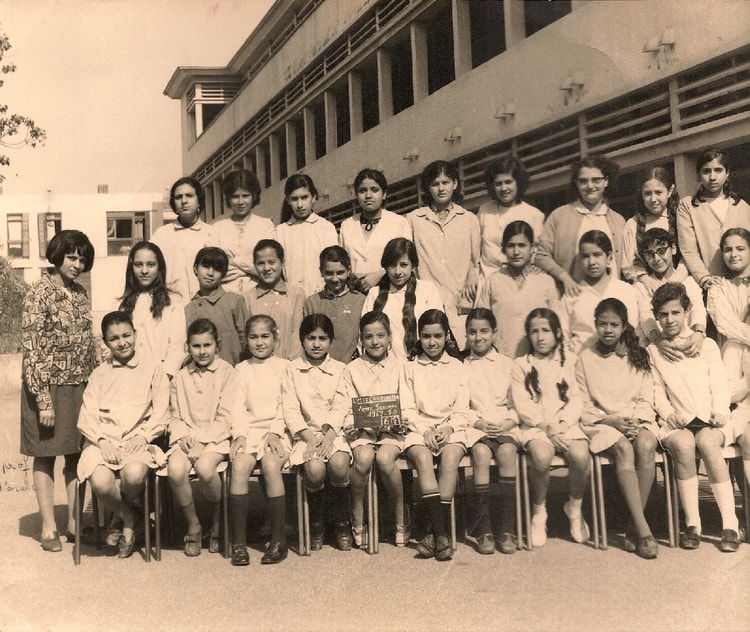 1970 - Classe de 6ème.1969/70 - Lycée du caroubier