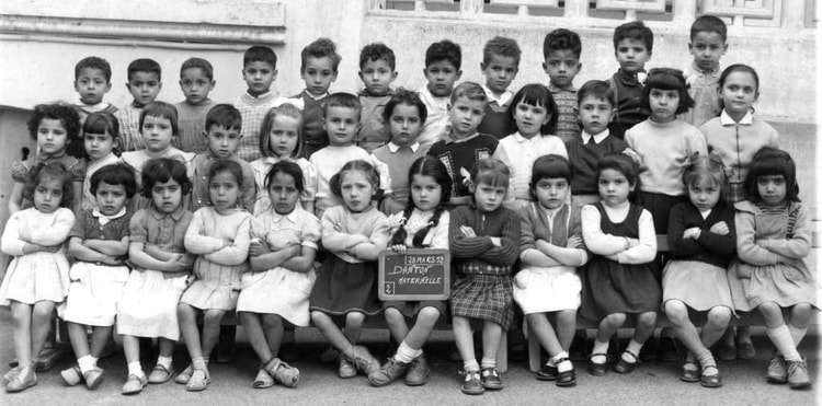1958 - 2ème année maternelle - Maternelle danton