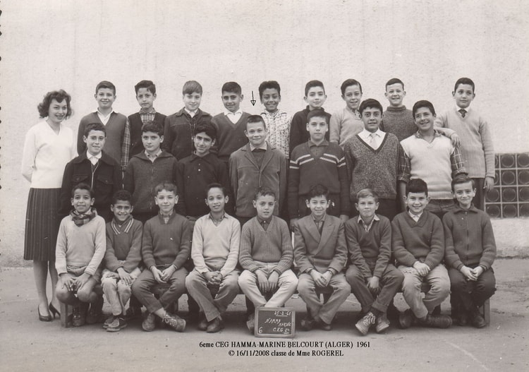1961 - 6eme CEG HAMMA-MARINE - Ceg hamma marine