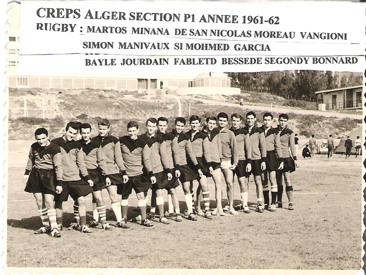 1961 - 1°ANNEE CREPS - Cneps de ben aknoun alger