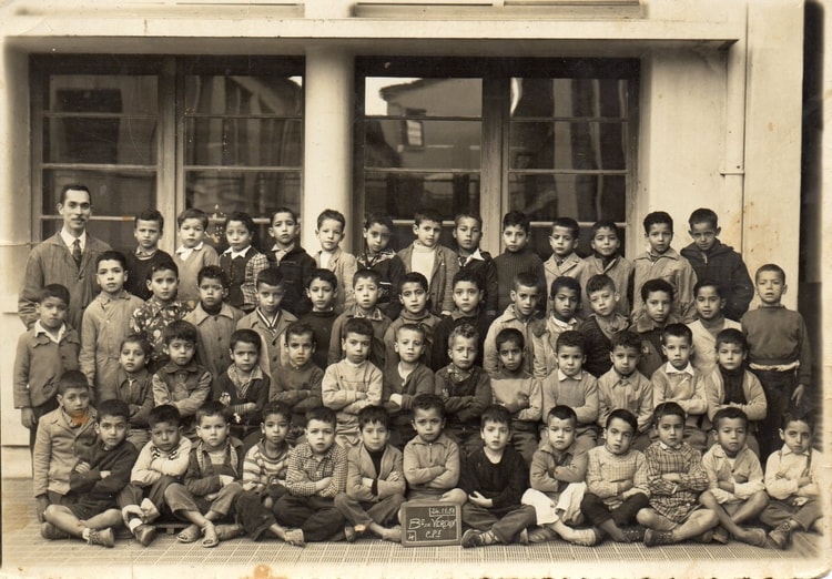 1958 - Cour preparatoire 1 - Ecole brahim fatah (ex verdun) bab ejedid - alger