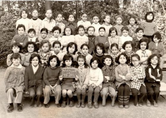 1977 - 2 Année primaire classe D    76/77 - Ecole fougeroux