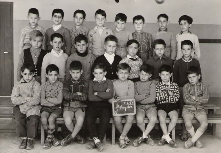 1957 - Classe de CE1 CE2 - Ecole saint augustin de notre dame d'afrique