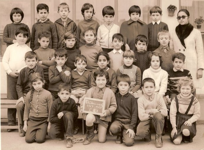 1968 - CE2 - école de chateauneuf elbiar