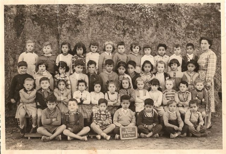 1955 - Photo de classe - Ecole des pins maritimes