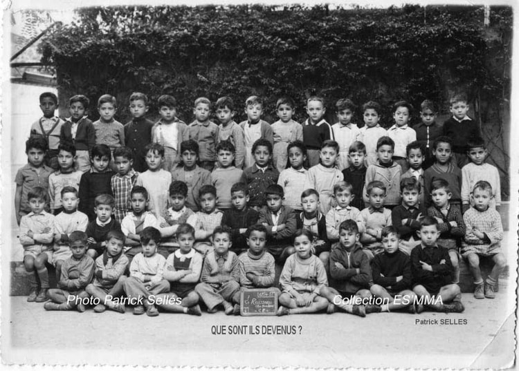 1954 - Cours preparatoire - Ecole de garçons du ruisseau rue mirabeau