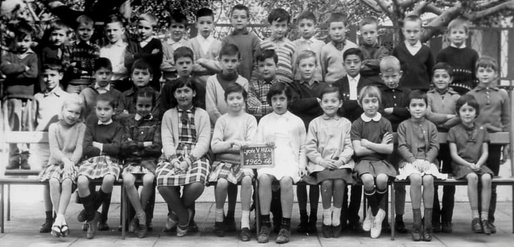 1966 - Classe CE2 - Lycée Victor Hugo à Alger (instit. Mme COTHIAS) - Ecole gauthier - victor hugo