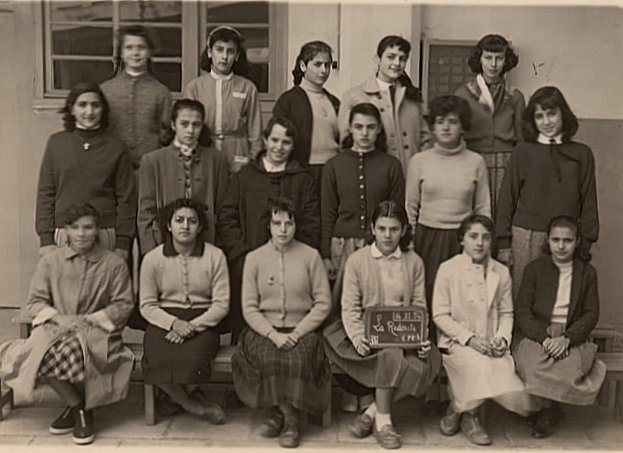 1956 - Classe du CEP - Ecole de filles la redoute