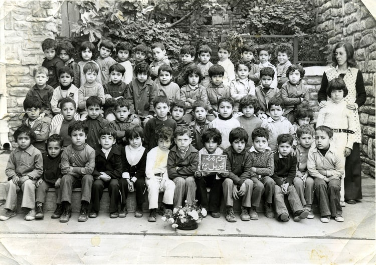 1975 - 1ère Année Primaire le 22-04-1975 - Fort l'empereur