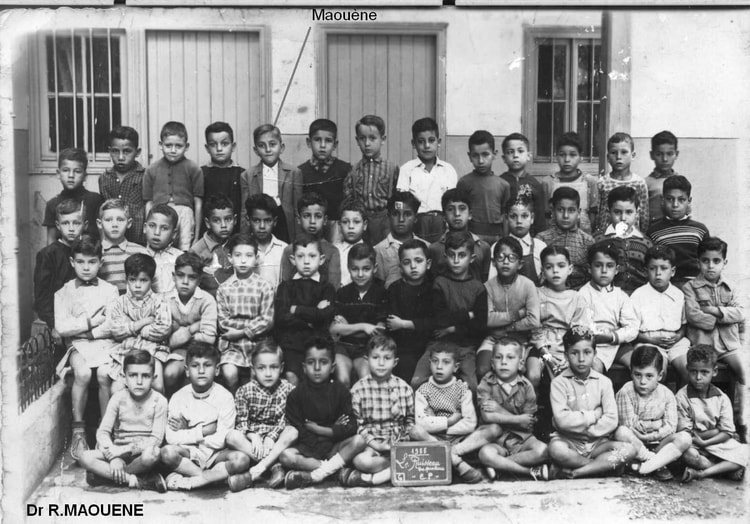 1955 - Classe de CP. (Instituteur Mr OUTIN) - Ecole mirabeau