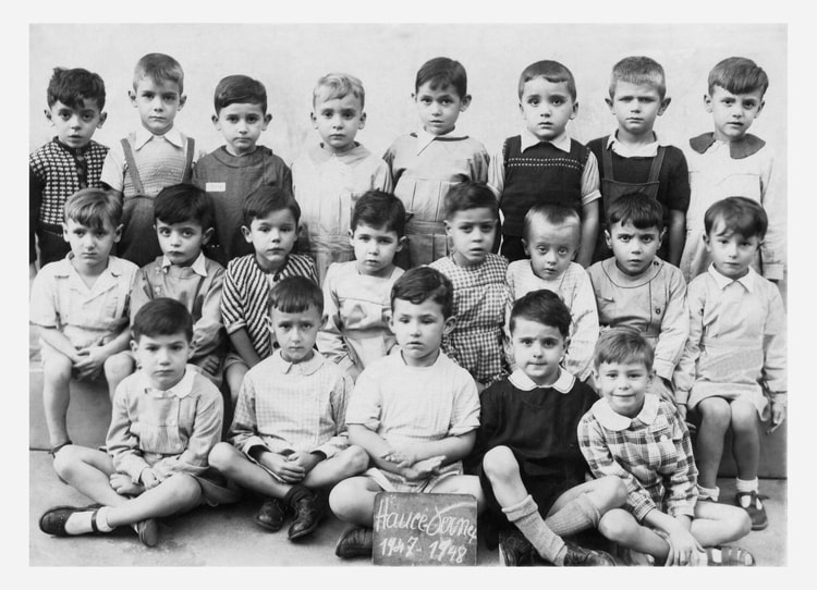 1948 - Maternelle H. Vernet 2e année 1947-48 - école maternelle horace vernet
