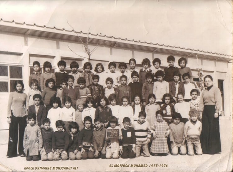1976 - Moussaoui ali - Ecole primaire moussaoui ali