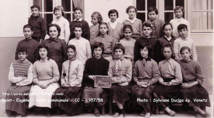 1958 - Année scolaire 1957/1958 - Ceg saint eugene centre filles alger