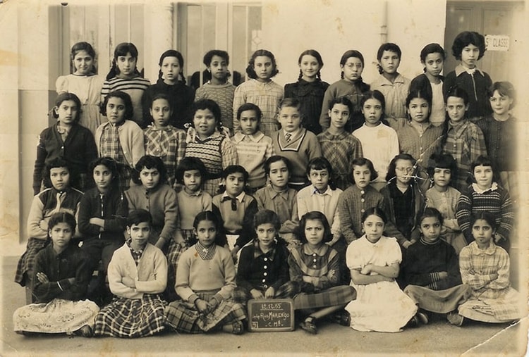 1956 - CLASSE CM1 - 44 rue marengo