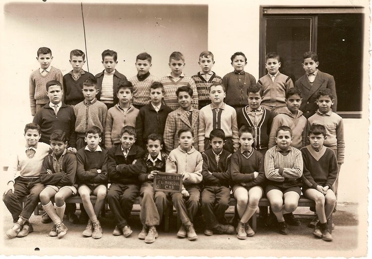 1957 - CM2 57-58 - Ecole de diar el mahçoul