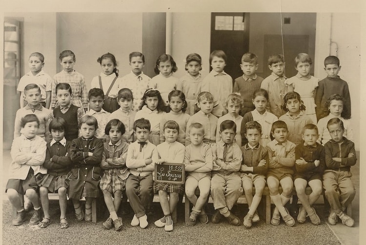 1959 - Cours préparatoire - Ecole les sources
