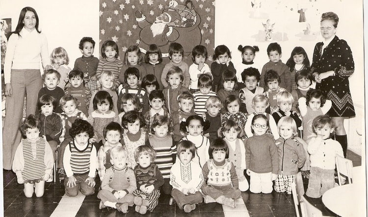1975 - 2° année maternelle - Ecole de l'ambassade de france