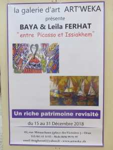 Baya et Leyla Ferhat, entre Picasso et Issiakhem à Oran