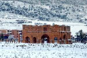 Le site de Tazoult, Batna à l'heure d'hiver... !