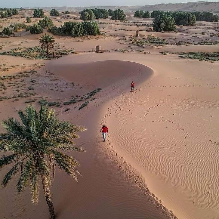 Spécificité architecturale,rouge ocre, perle du Gourara.