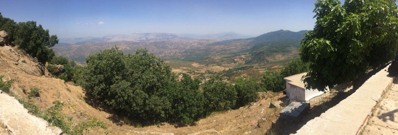 Maroc - jebel Alam, où est enterré sidi Abdessalam Ibn Machich