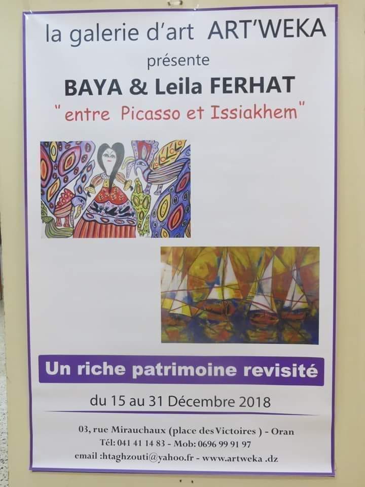 Baya et Leyla Ferhat, entre Picasso et Issiakhem à Oran