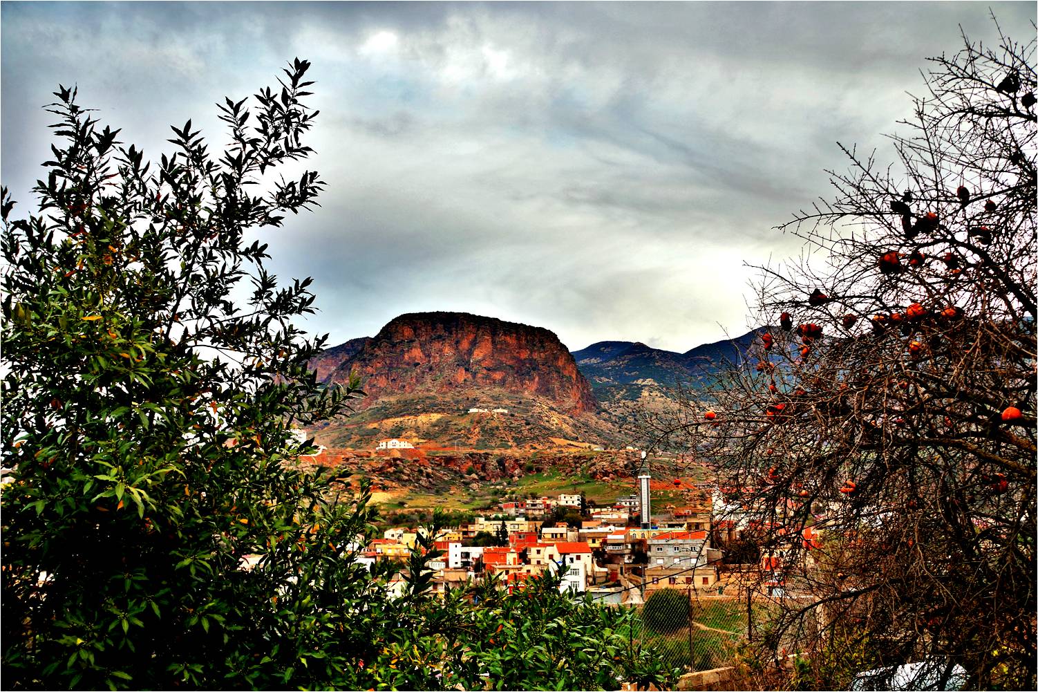 حمام قرقور. منظر رائع