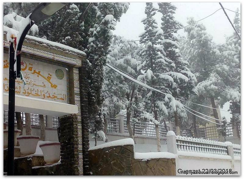 guenzet sous la neige