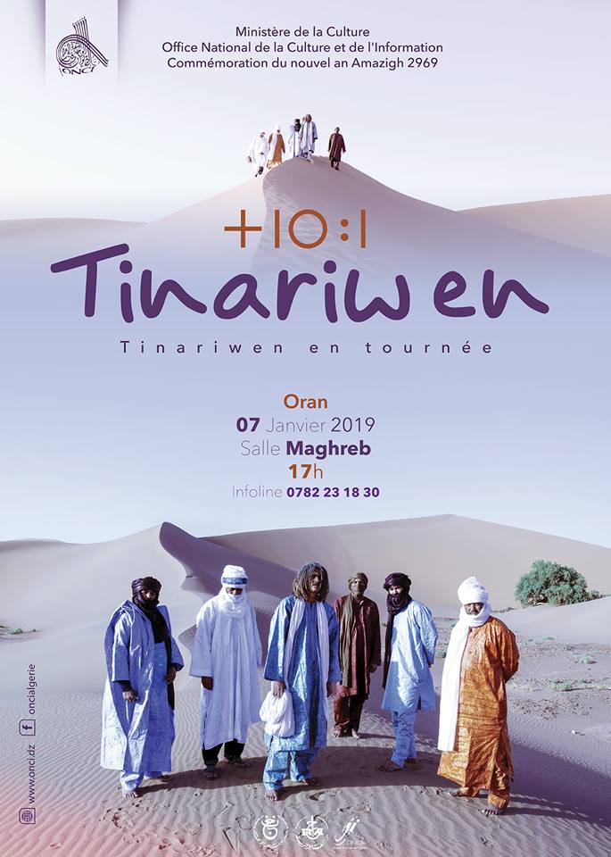 Tinariwen en tournée, Oran Alger et Constantine