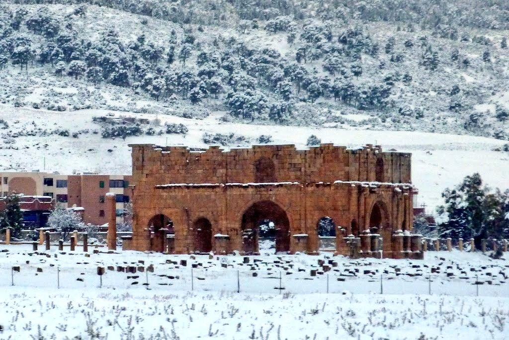 Le site de Tazoult, Batna à l'heure d'hiver... !