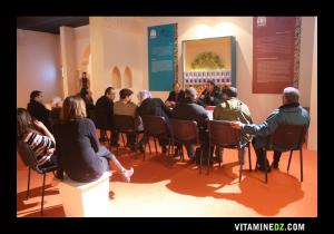 Réunion organisée à l'éxposition d'El Mawlid Ennabaoui Echarif à Tlemcen