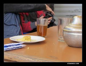 شاي بالمبسس بمقهى بندرومة