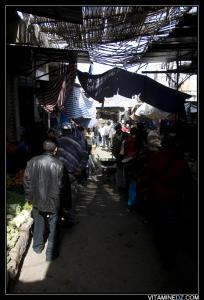 soleil au zénith sur le marché de nedroma