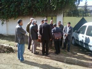 visite des cadres du G.A.O/Mostaganem