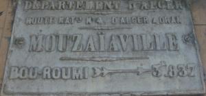 Mouzaia, Panneau centenaire