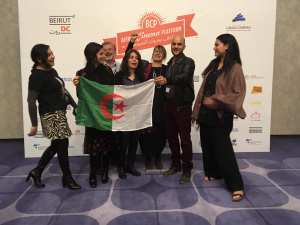 DAMIEN Ounouri Primé lors des BCP Award de BEYROUTH pour « La dernière Reine » — avec Damien Ounouri.