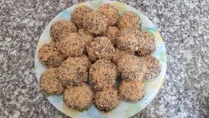 اسهل حلوة جافة بالكاكاو