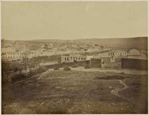 Vue de Mascara et du bureau arabe (Photo rare)